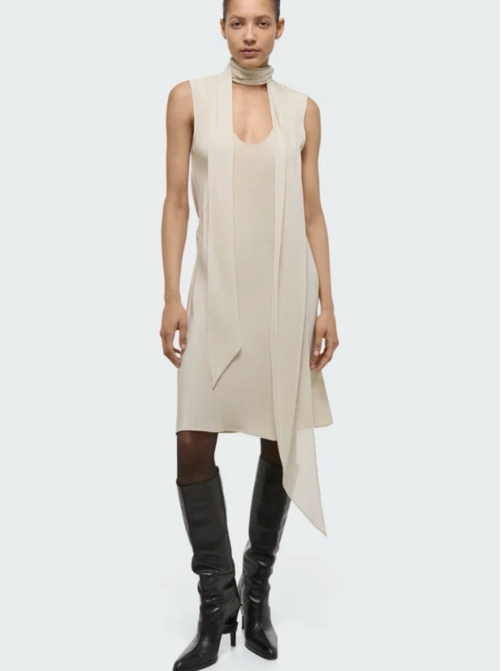 Helmut Lang Scarf Slip Dress